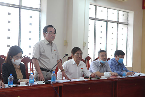 Ông Lê Hữu Trí kết luận tại buổi giám sát.