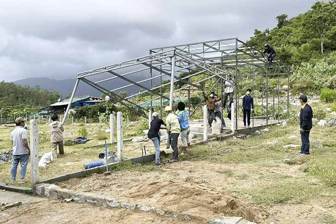 Công trình xây dựng trái phép trên núi Hòn Rồng: Đã bị cưỡng chế tháo dỡ