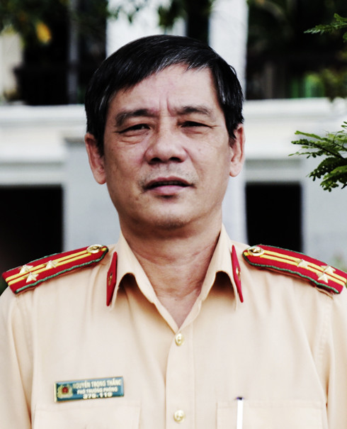 Thượng tá Nguyễn Trọng Thắng - Phó Trưởng phòng Cảnh sát giao thông, Công an tỉnh Khánh Hòa