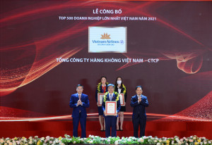 VNA giữ vị trí thứ 26 doanh nghiệp lớn nhất Việt Nam năm 2021