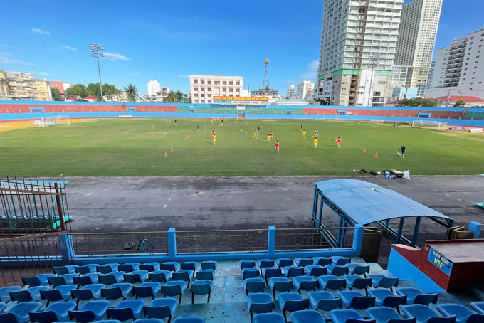 19-8 Nha Trang Stadium is being renovated