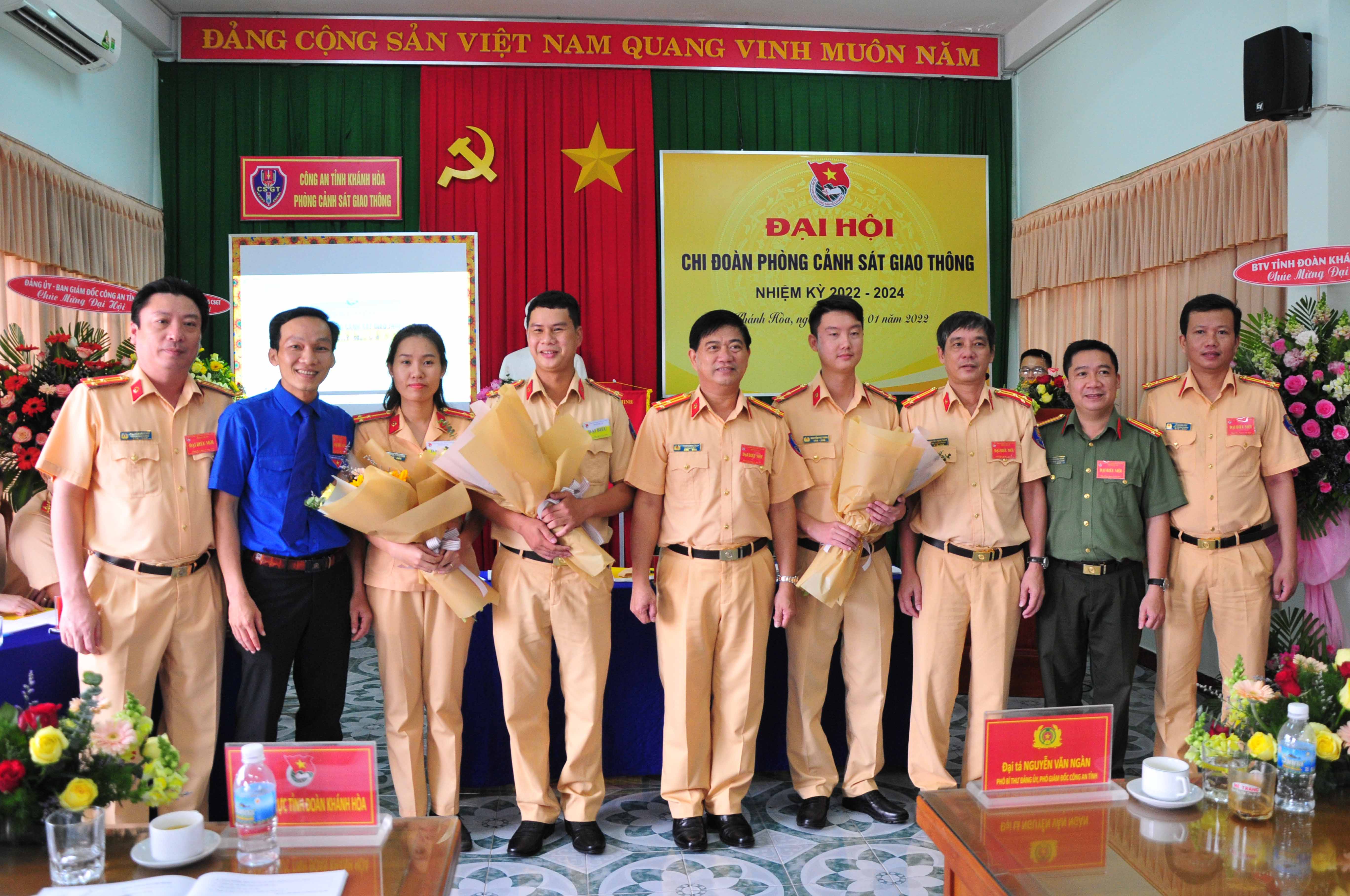 Đại hội Chi đoàn Phòng Cảnh sát Giao thông Công an tỉnh nhiệm kỳ 2022 - 2024