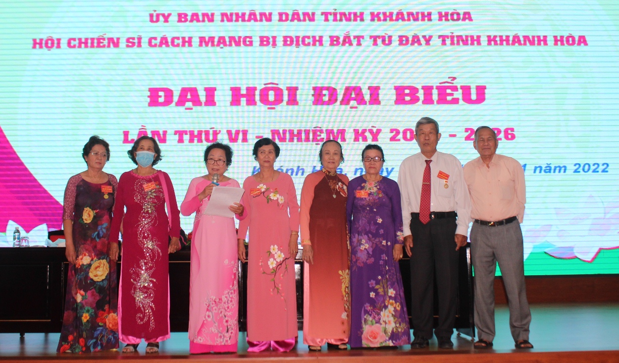 Đại hội Hội Chiến sĩ cách mạng bị địch bắt tù đày tỉnh Khánh Hòa lần thứ VI nhiệm kỳ 2021-2026