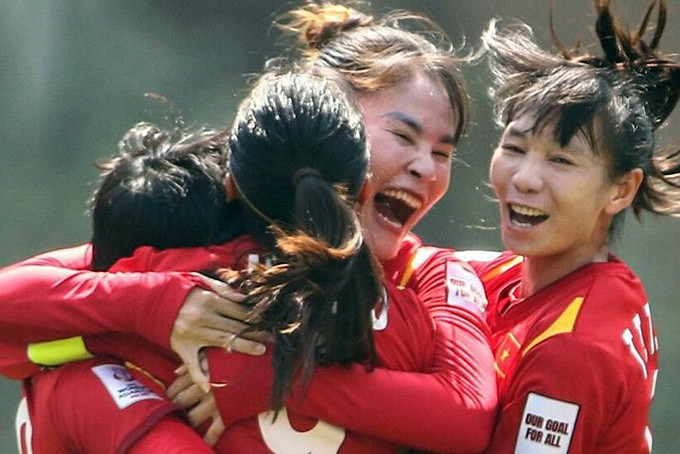 Bóng đá nữ Việt Nam lần đầu đoạt vé dự Vòng chung kết World Cup bóng đá nữ