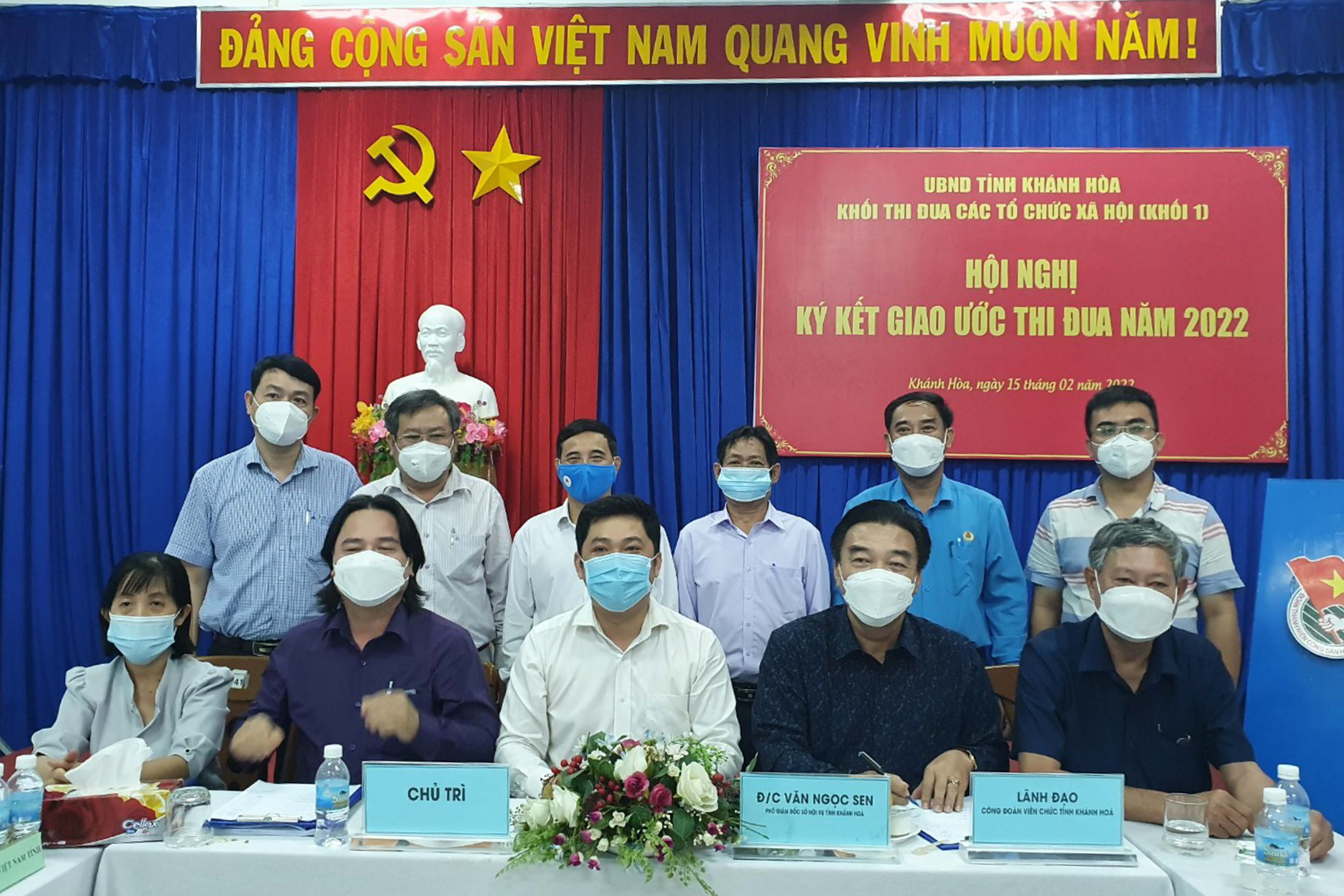 Khối Thi đua các tổ chức xã hội (Khối 1): Ký kết giao ước thi đua năm 2022