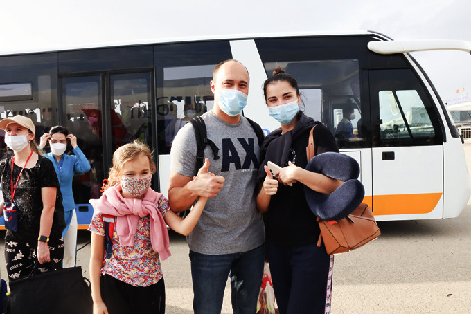 A Russian family travel back to Nha Trang