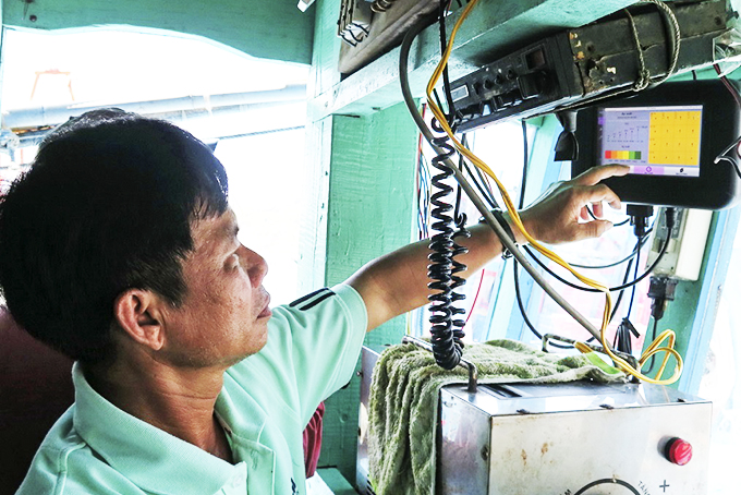 22 tàu cá chưa lắp đặt thiết bị giám sát hành trình