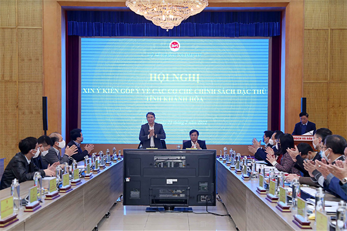 Bộ Kế hoạch và Đầu tư: Lấy ý kiến các bộ, ngành về cơ chế, chính sách đặc thù cho Khánh Hòa