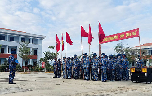 Các đơn vị thực hiên lễ ra quân