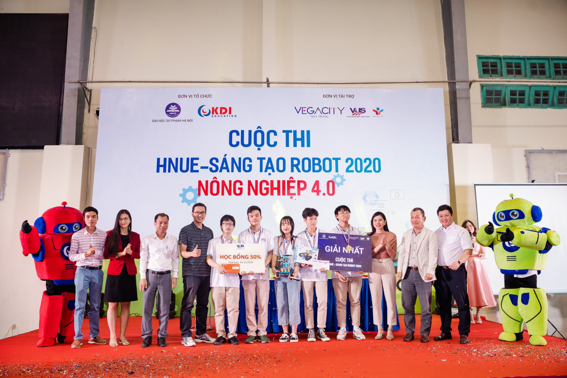 Cuộc thi sáng tạo robot 2020 do KDI Education kết hợp cùng Đại học sư phạm Hà Nội tổ chức.