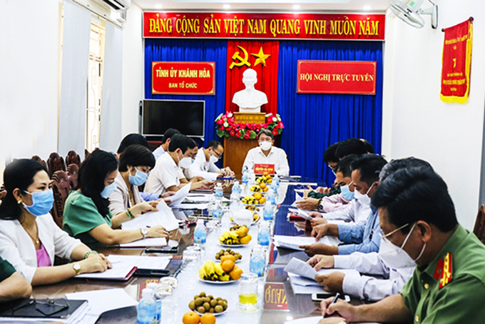 Hội nghị trực tuyến triển khai Quy định số 58 của Bộ Chính trị