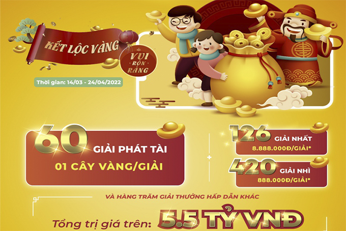 Quay thưởng trúng vàng cùng VinaPhone