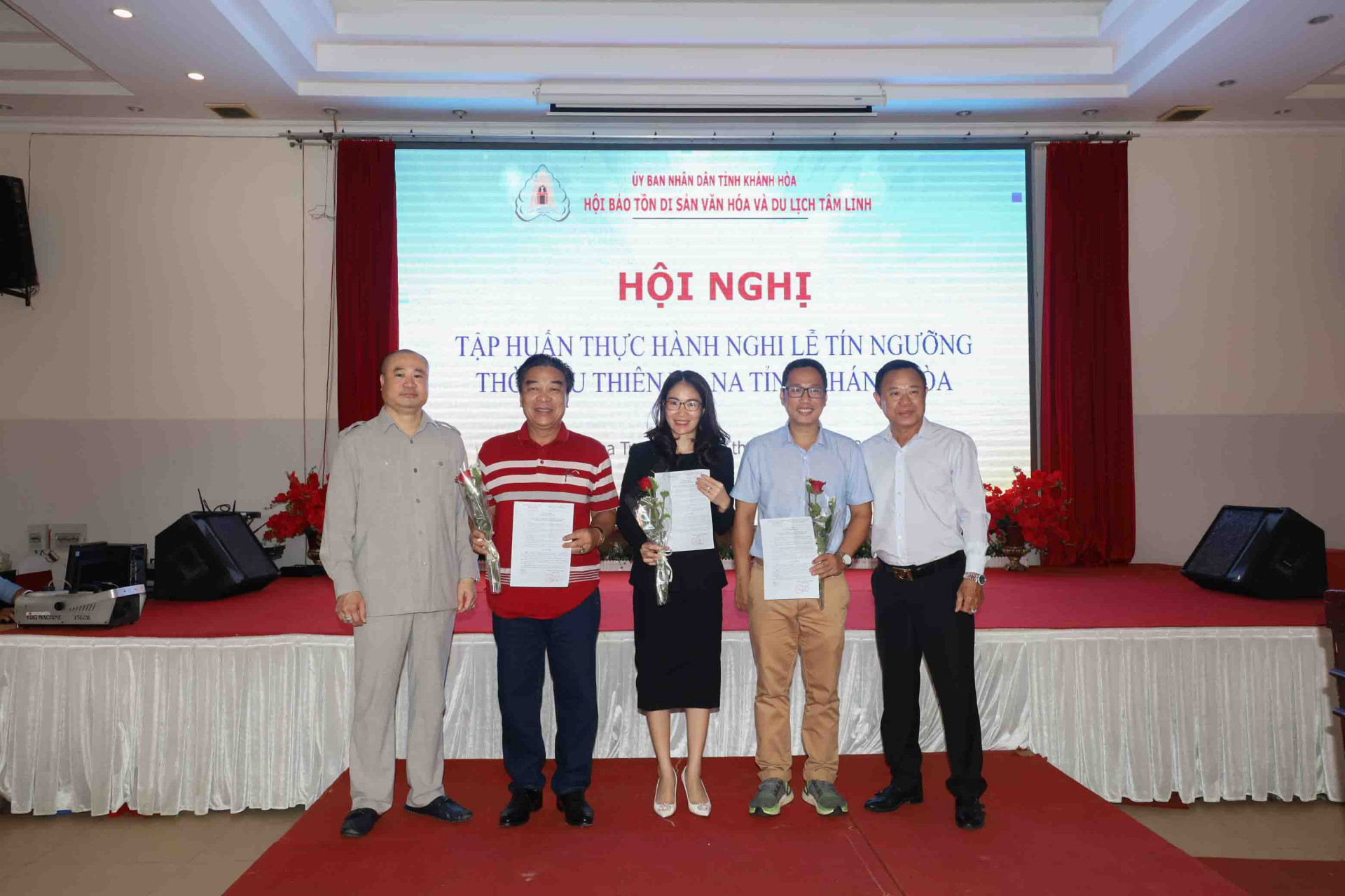 Three new members of Khanh Hoa Provincial Association of Cultural Heritages and Spiritual Tourism 