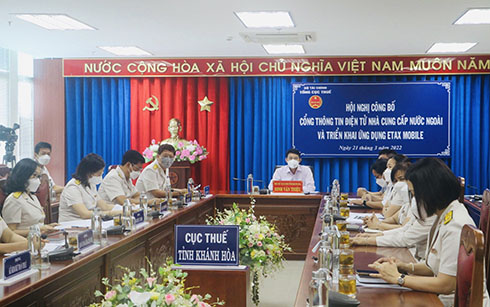 Công bố Cổng thông tin điện tử dành cho nhà cung cấp nước ngoài và triển khai ứng dụng eTax Mobile