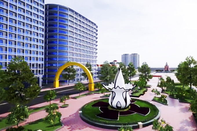 A 3D model of Nha Trang coastal park area