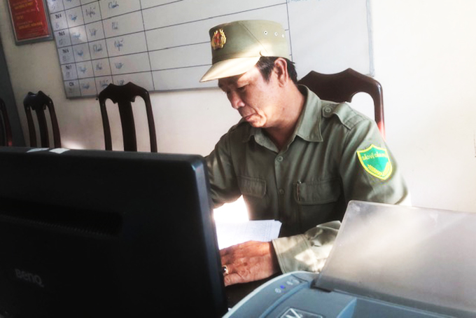 Trưởng ban bảo vệ dân phố nhiệt huyết