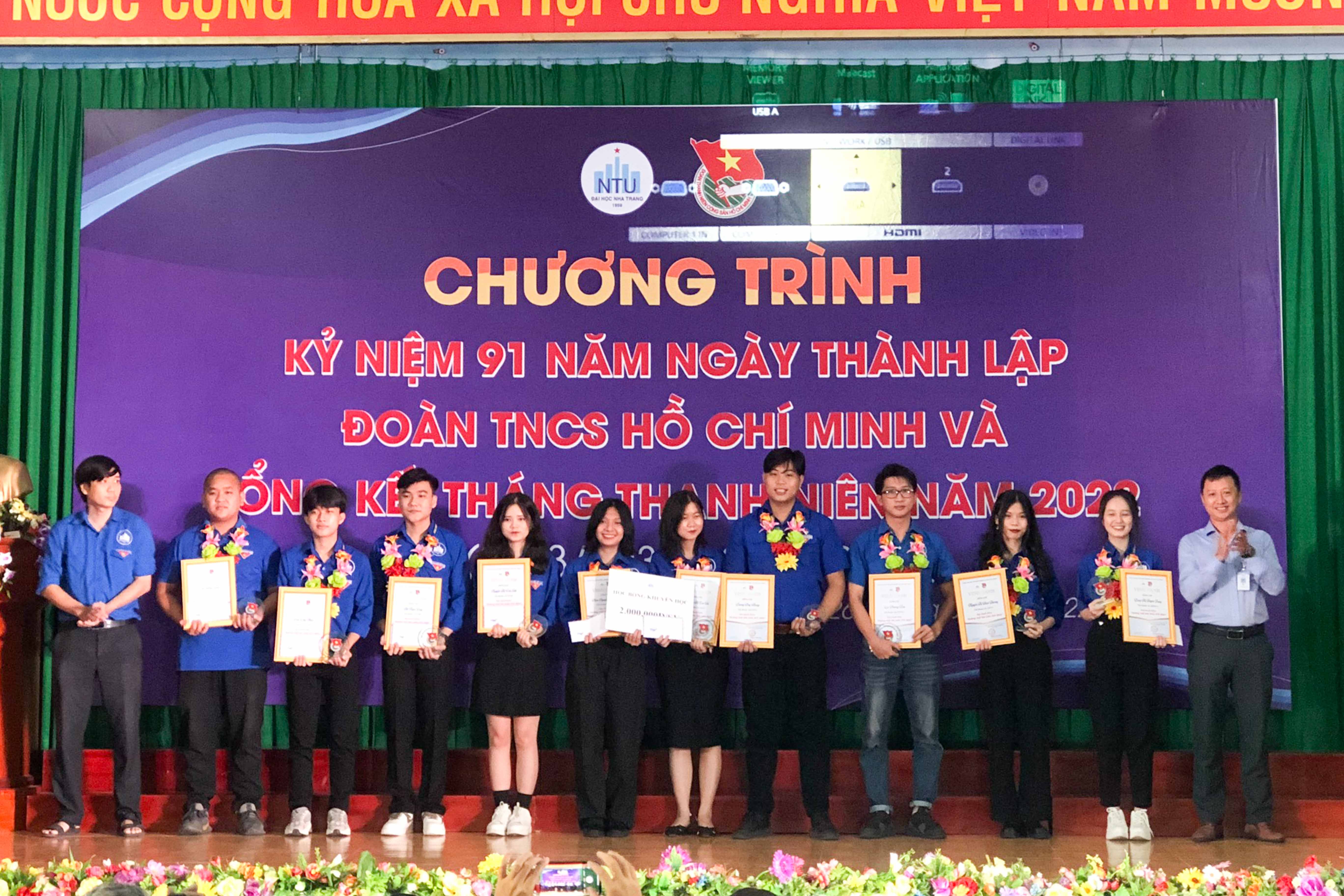 Đoàn trường Đại học Nha Trang: Kỷ niệm 91 năm Ngày Thành lập Đoàn