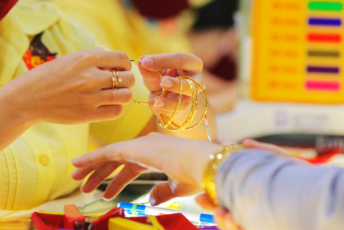 Giá vàng tăng trở lại