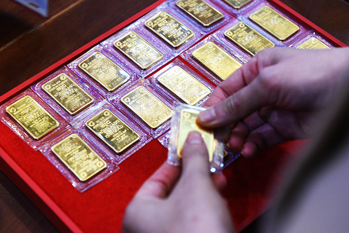  Vàng miếng SJC vẫn cao hơn thế giới 15 triệu đồng mỗi lượng
