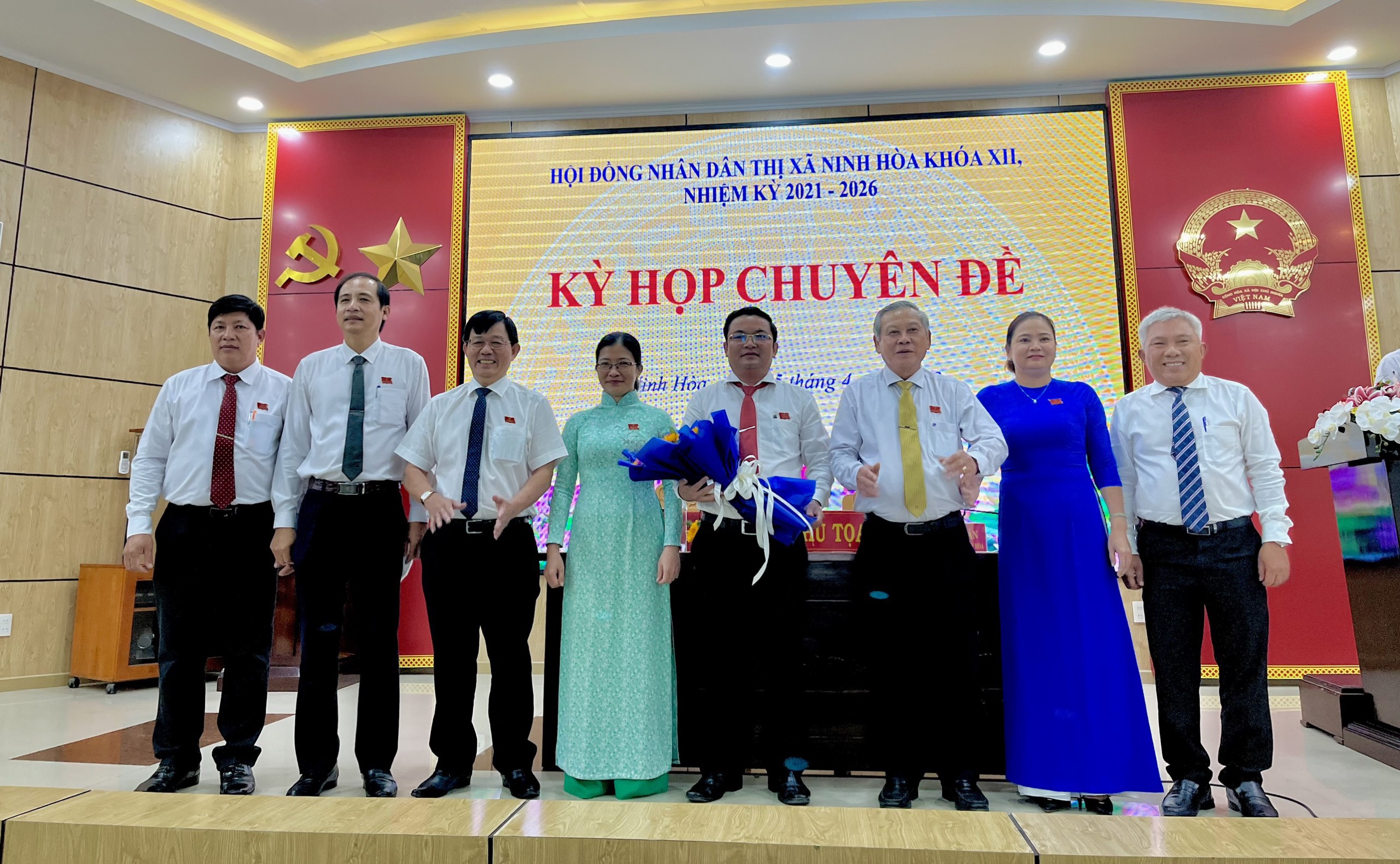 Ông Lê Minh Tâm giữ chức vụ Phó Chủ tịch UBND thị xã Ninh Hòa