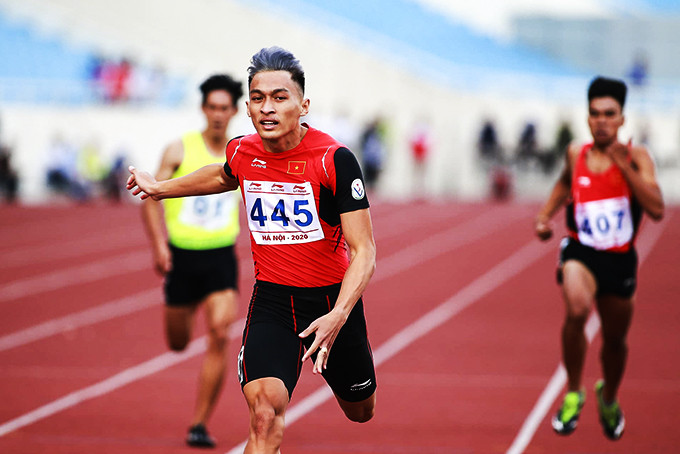 Tran Nhat Hoang, hope of Khanh Hoa’s athletics at SEA Games 31 (Source: vnexpress)