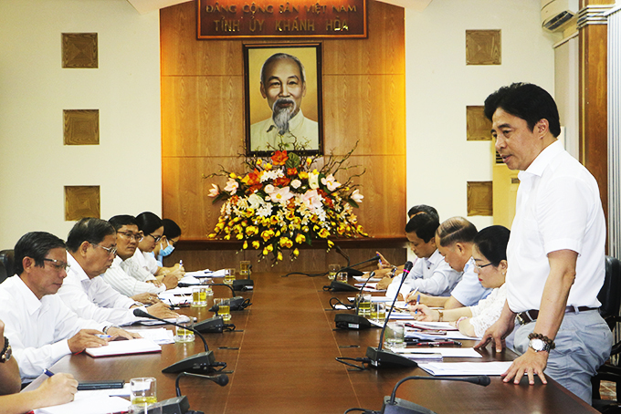 Thường trực Tỉnh ủy giao ban quý I với Mặt trận và các hội, đoàn thể chính trị - xã hội