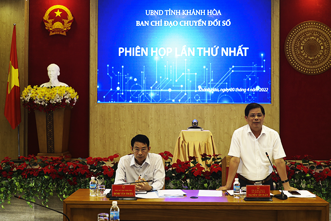 Ban Chỉ đạo chuyển đổi số tỉnh họp phiên thứ nhất