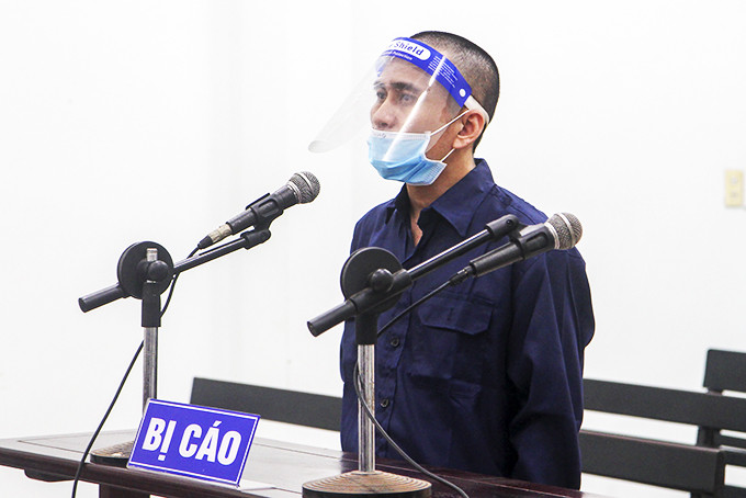Bị cáo Phạm Xuân Nam tại tòa.