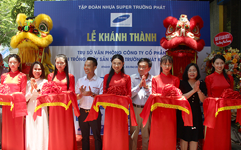 Khai trương trụ sở Công ty Cổ phần Nuôi trồng thủy sản Super Trường Phát Khánh Hòa