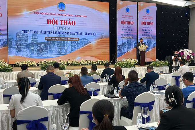 Hội thảo &quot;Thực trạng và xu thế bất động sản Nha Trang - Khánh Hòa&quot;