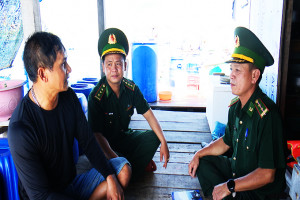 Đồn Biên phòng Cam Ranh: Đẩy mạnh tuyên truyền Luật Biên phòng