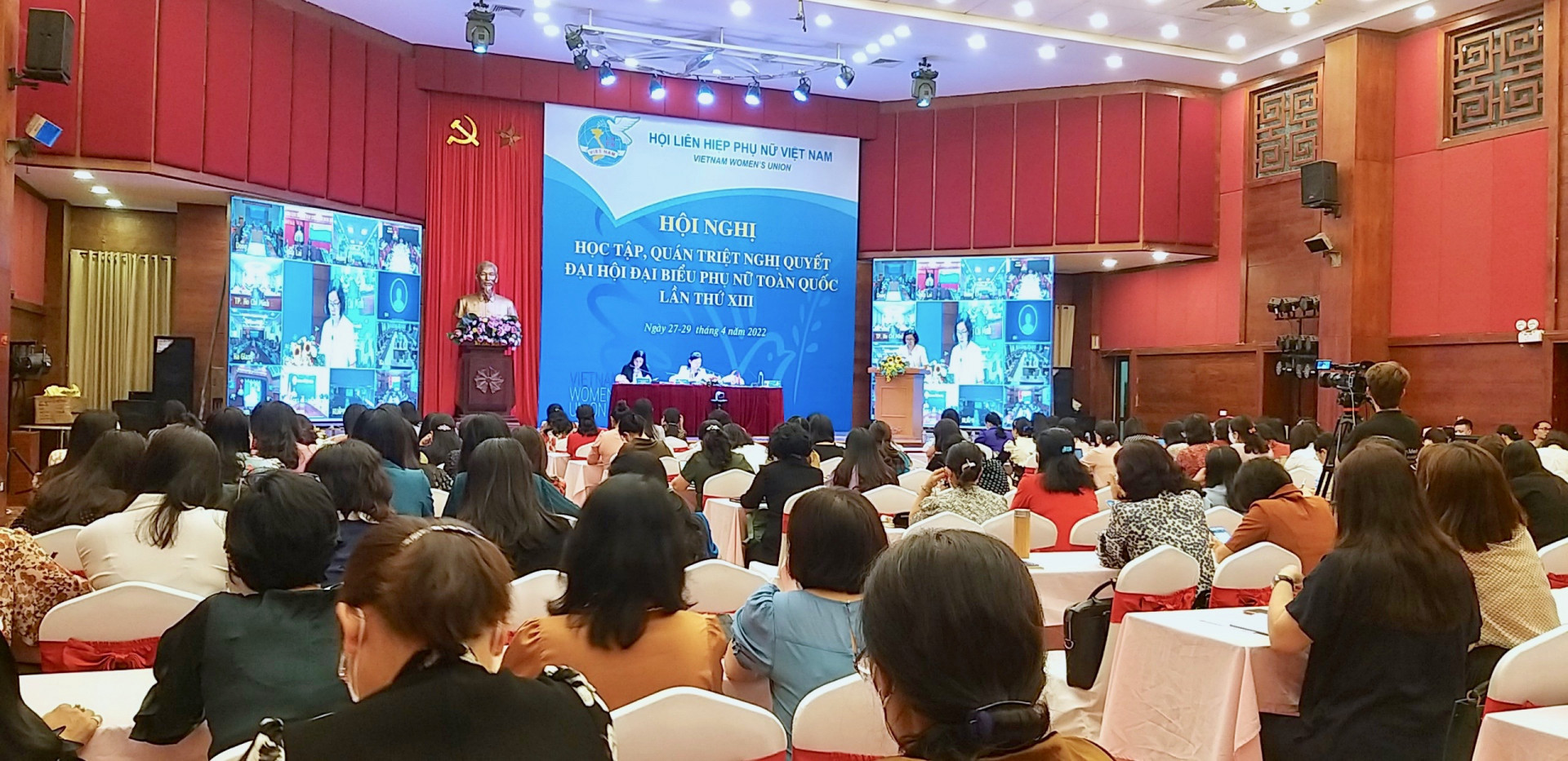 Quang cảng Hội nghị tập huấn - Ảnh: Hồng Dịu
