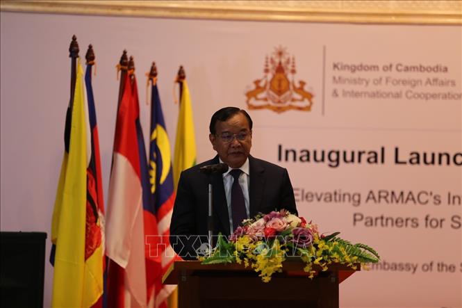 Phó Thủ tướng, Bộ trưởng Ngoại giao và Hợp tác Quốc tế Campuchia Prak Sokhonn. Ảnh tư liệu: Nguyễn Vũ Hùng/Pv TTXVN tại Campuchia