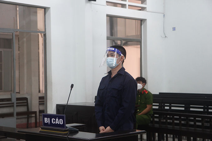 Bị cáo Nguyễn Đức Thắng tại tòa.