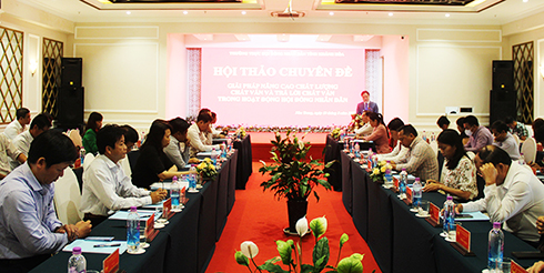 Nâng cao chất lượng hoạt động chất vấn