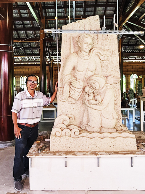 Tái sinh hình tượng chị Tư Hậu qua nghệ thuật gốm Lư Cấm