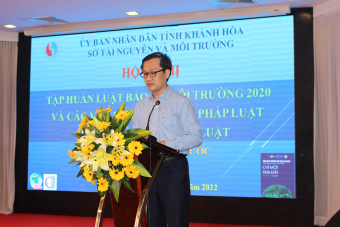 Tổ chức tập huấn Luật bảo vệ môi trường năm 2020