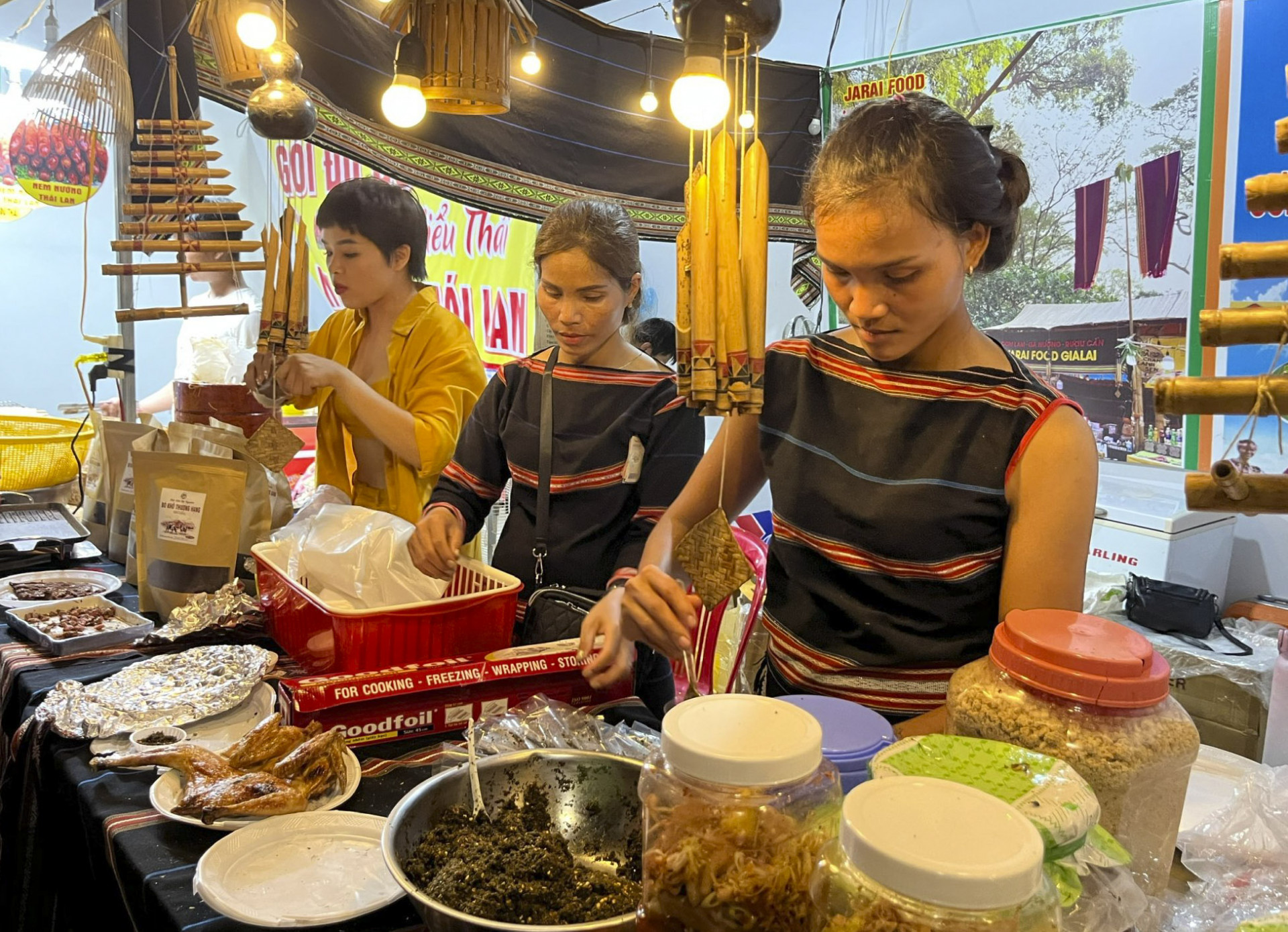 Food stalls of Gia Lai Province