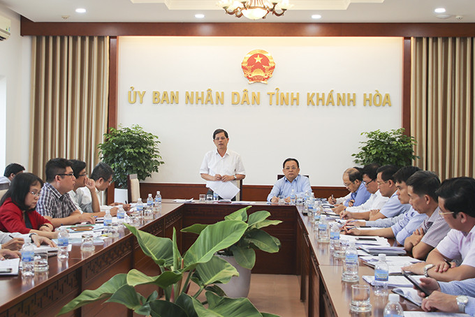 Ông Nguyễn Tấn Tuân kết luận cuộc họp.