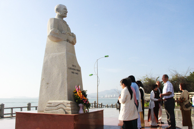 Doctor A.Yersin statue in Nha Trang