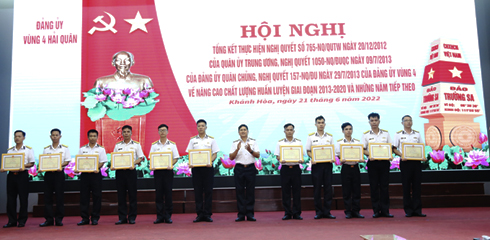 Vùng 4 Hải quân: Tổng kết 10 năm thực hiện Nghị quyết của Quân ủy Trung ương về nâng cao chất lượng huấn luyện