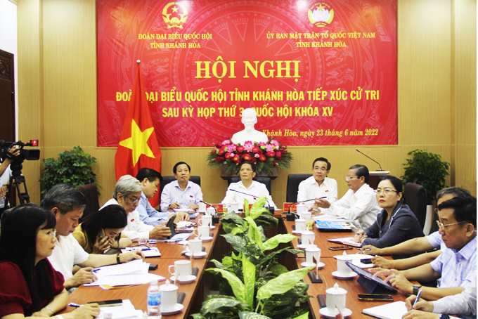 Tiếp xúc cử tri sau kỳ họp thứ 3, Quốc hội khóa XV