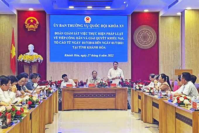 Ông Nguyễn Hải Ninh phát biểu tiếp thu ý kiến của đoàn giám sát.