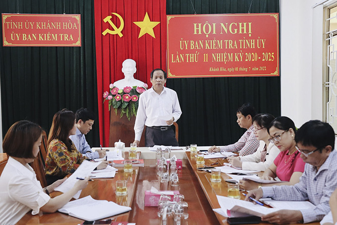 Ông  Nguyễn Văn Ghi kết luận hội nghị.