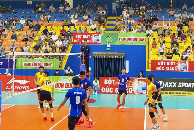 Sanest Khanh Hoa win opening match at National Volleyball Championship 2022