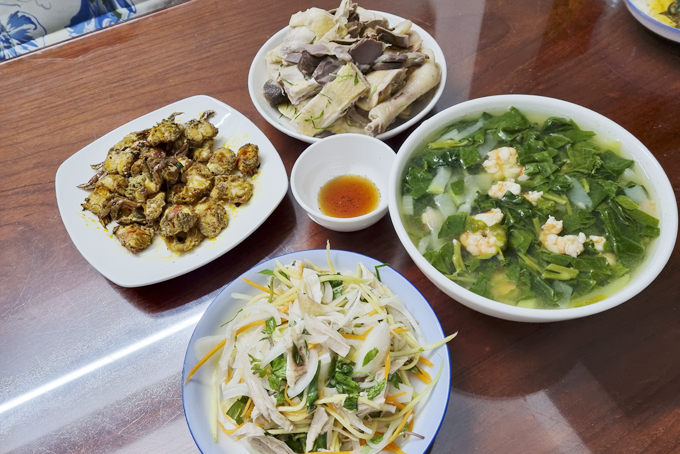 Đậm đà món cua đồng rang