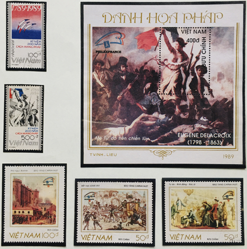 Tem về ngày Quốc khánh nước Cộng hòa Pháp (14-7)