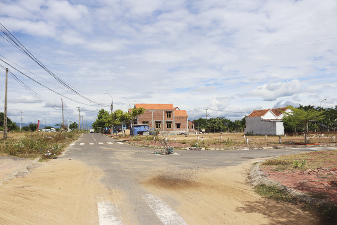 Khu vực dự án Khu dân cư Ninh Long (thị xã Ninh Hòa).