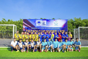Khoa Luật và Quản lý Nhà nước Trường Đại học Thái Bình Dương: Tổ chức giải bóng đá mini Super Law