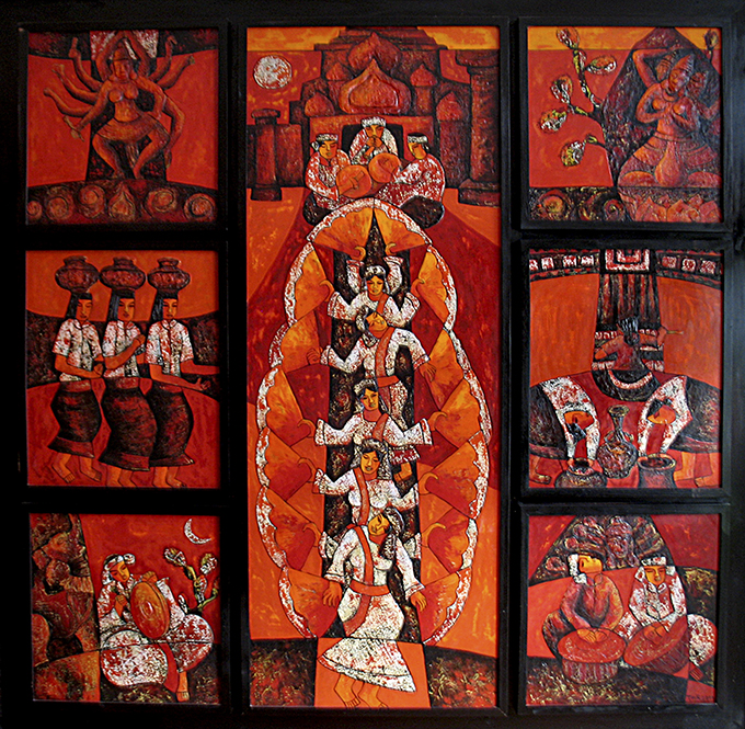 Bản sắc Chăm trong tranh họa sĩ Trần Hà